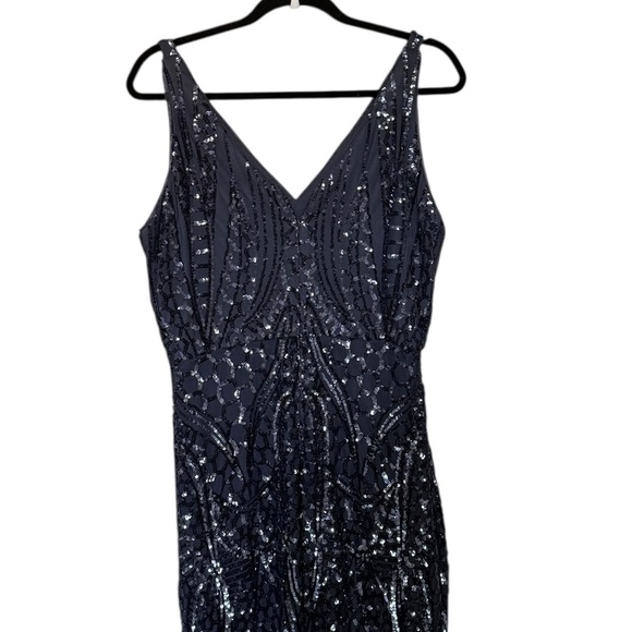 NightWay Sequin Plus Maxi Dress - Picture 6 of 8